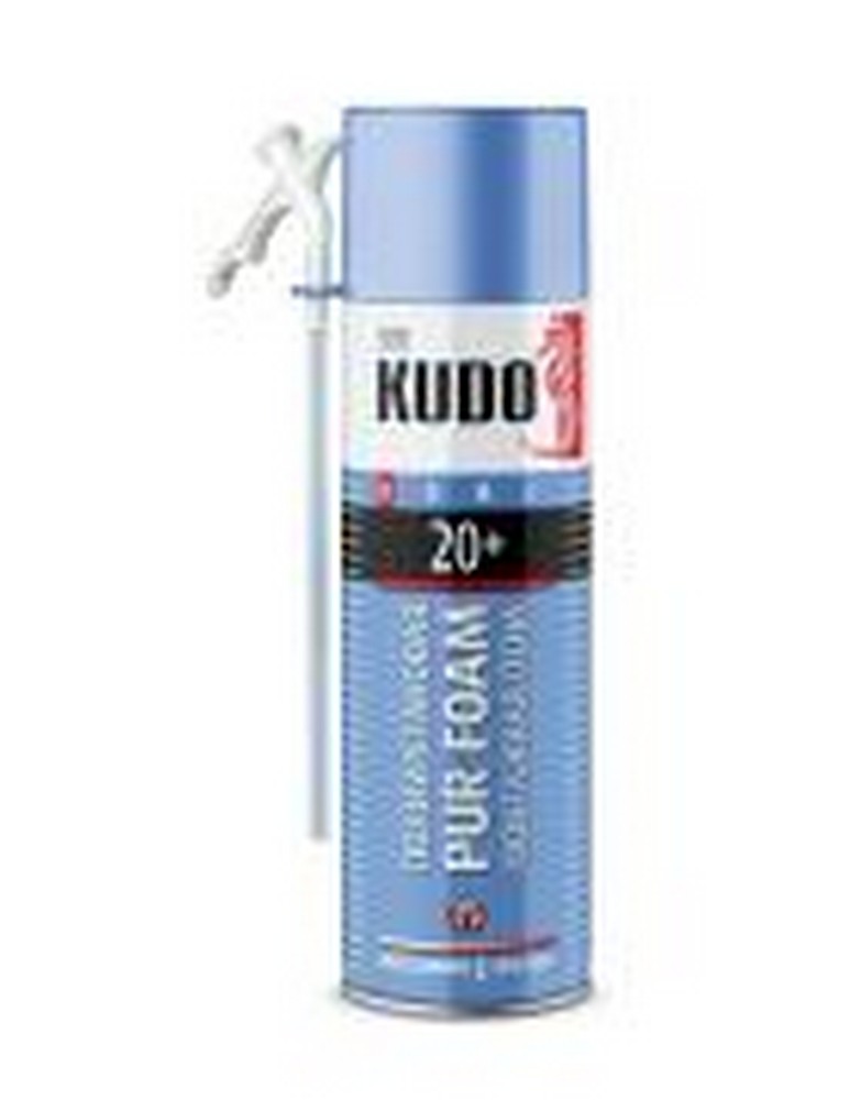 Пена монтажная бытовая KUDO HOME 20+ (650 мл., 480 гр.) всесезонная (KUPH06U20+)