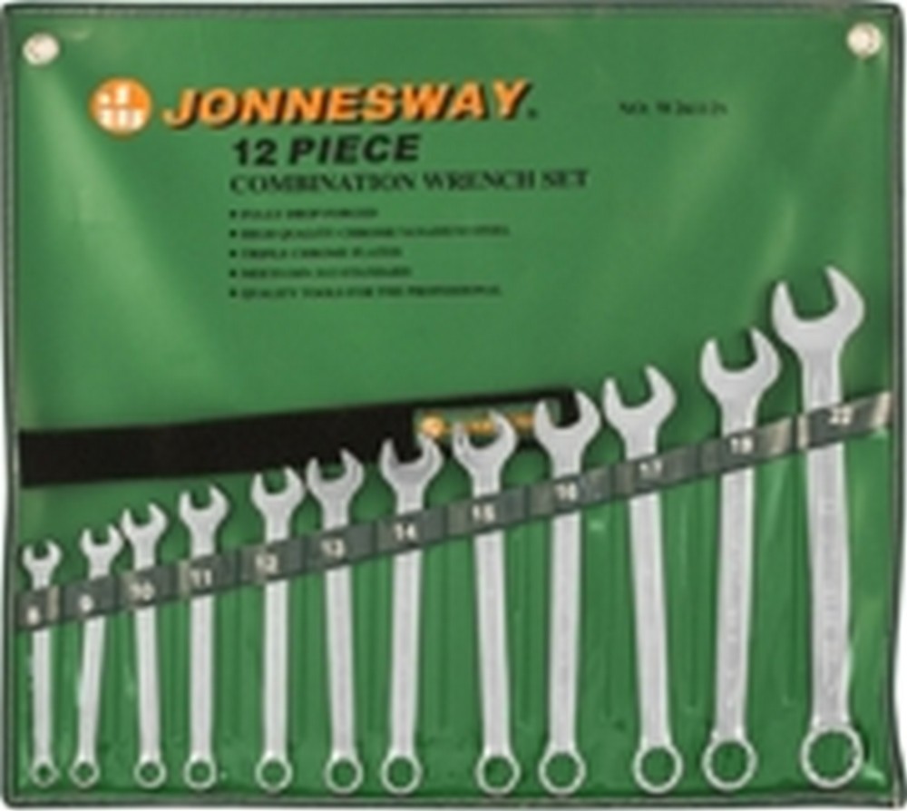 Набор ключей комбинированных  (12 предметов) ( 8-22 мм) сумка  JONNESWAY (W26112S)