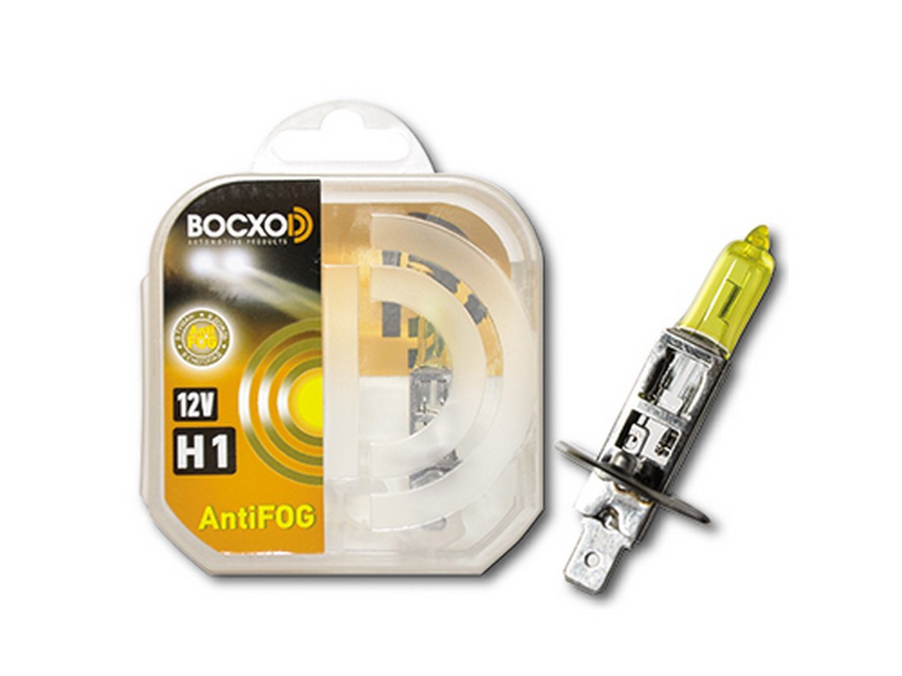 Лампа галогеновая H1 12V  55W ВОСХОD  YELLOW 3000 K P14.5s (2шт,к-т) (80511AF)