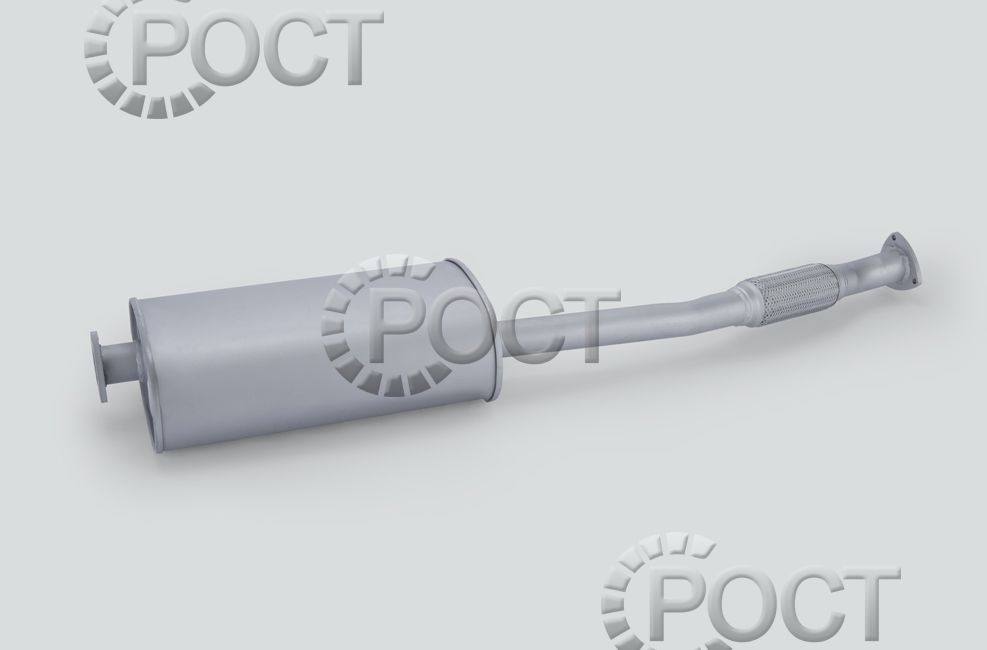 Глушитель УАЗ Хантер дв. ЗМЗ-40904 Евро-3, серия "Эконом"