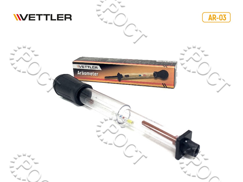 Ареометр для электролита в коробке VETTLER AR-03