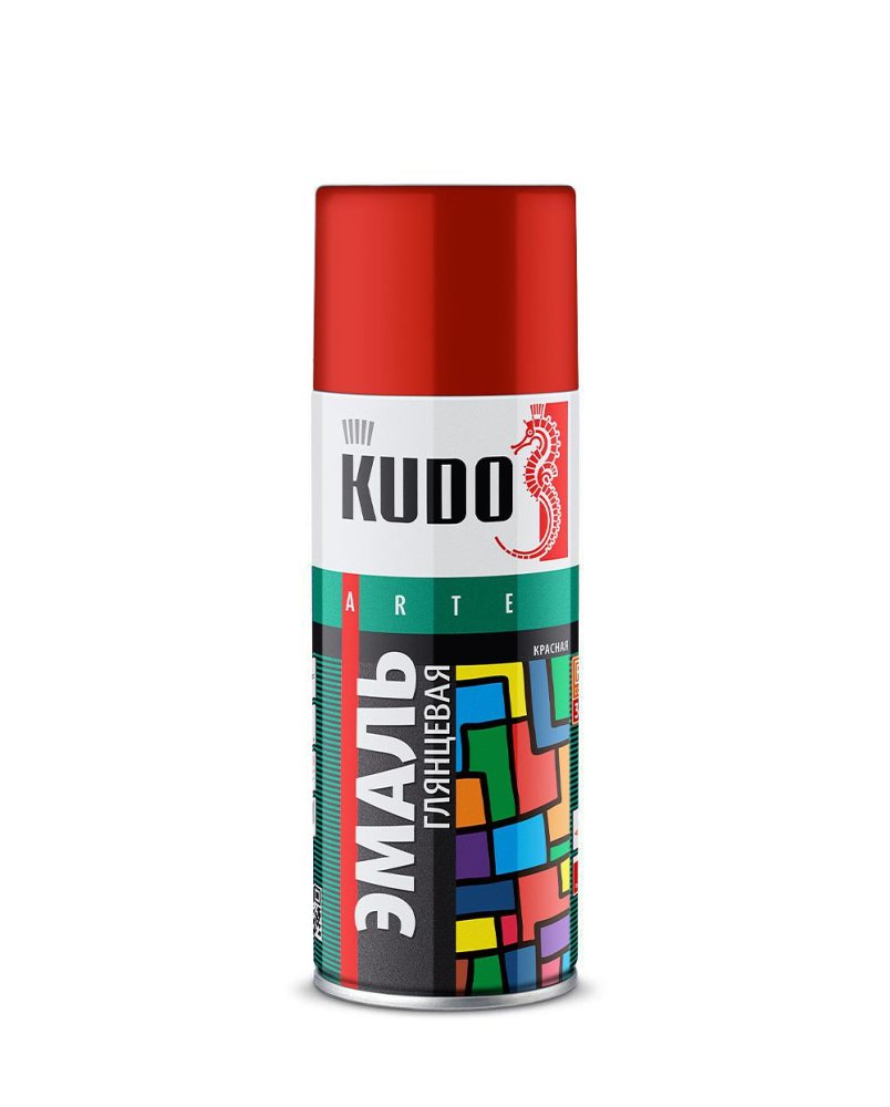 Краска-спрей KUDO универсальная слоновая кость пастельная (520мл) (KU-10095)