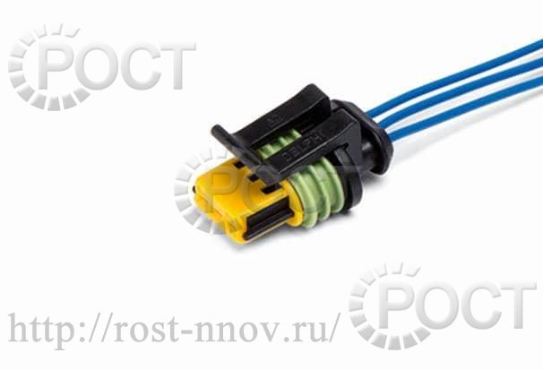 Колодка датчика скорости ВАЗ-1117,1118,1119, с проводамии (уп-ка 20шт.) CARGEN