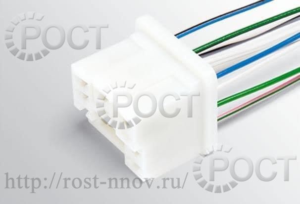 Колодка переключателя света подрулевого ВАЗ-2108-2115,1117-19,2123,2170 с проводами (уп-ка 5 шт.) CARGEN