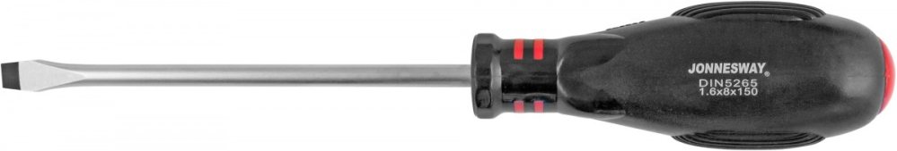 Отвертка шлицевая SL8 150мм серия HERCULES JONNESWAY (D03S8150)
