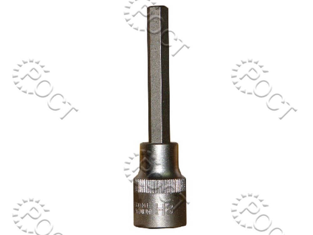Головка торцевая  HEX  8 мм (1/2") 100 мм со вставкой АвтоDело (39388)