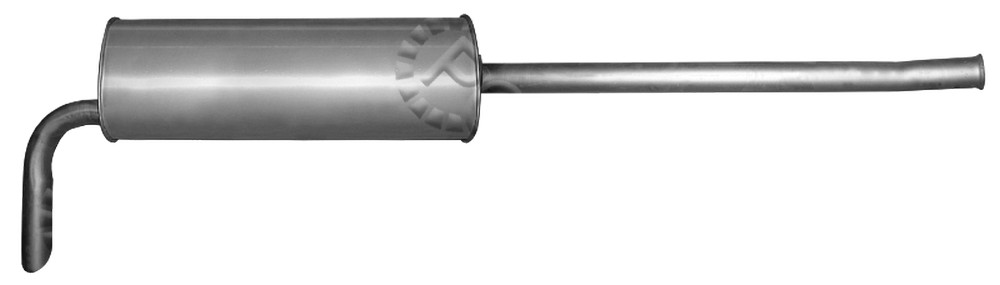 Глушитель Г-3302 дв. Cummins ISF 2.8 (борт удлиненная) Евро-4 (выхлоп в бок)