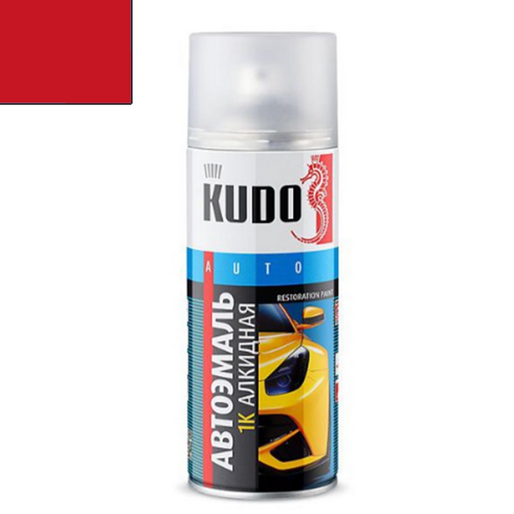 Краска-спрей KUDO (1015) красная (520мл)