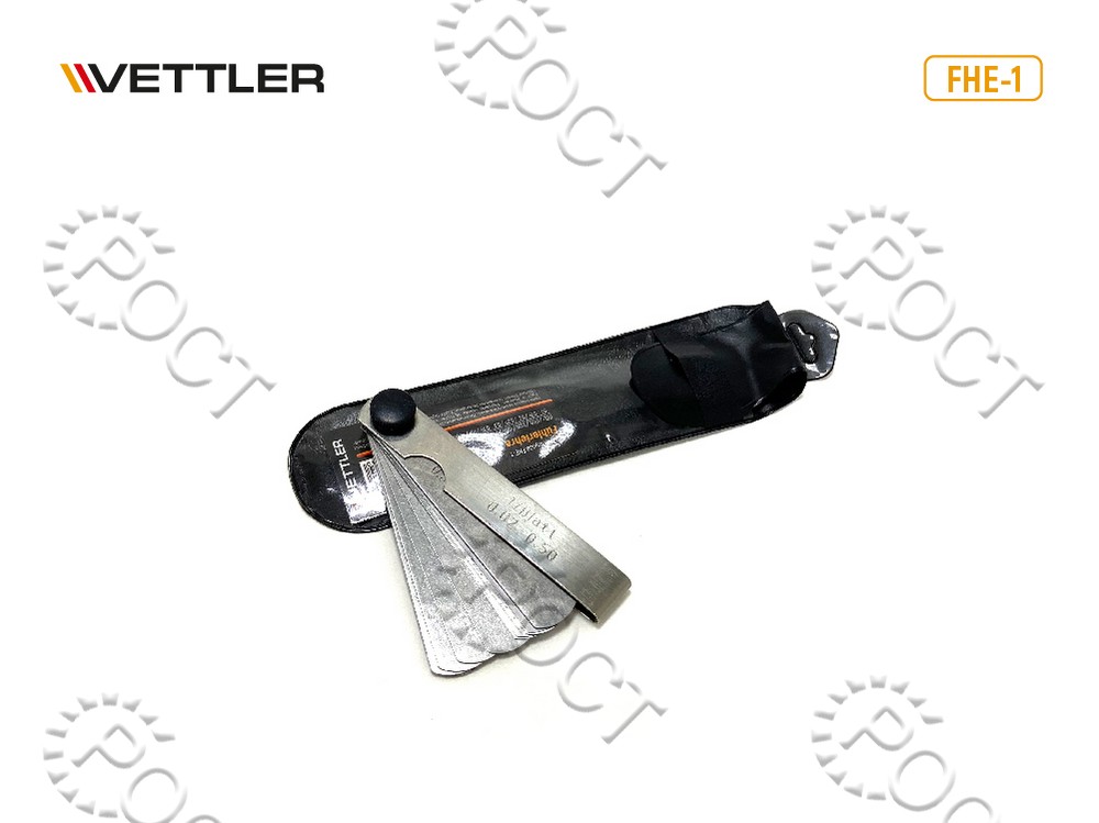 Щупы измерительные набор FHE-1 /75мм/17 листов (0.02-0.5мм) VETTLER