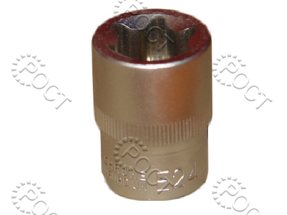 Головка торцевая  TORX Е24 (1/2") АвтоDело (39324)