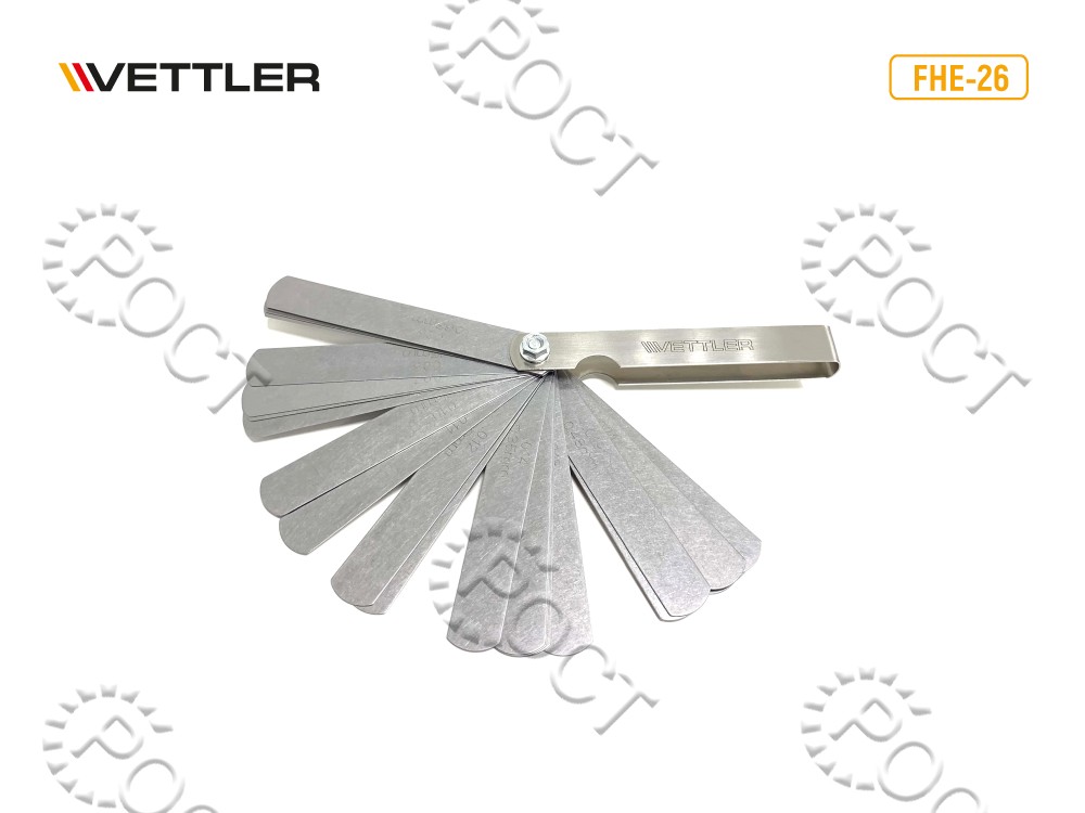 Щупы измерительные набор FHE-26 26 листов (0.04-0.63мм) VETTLER