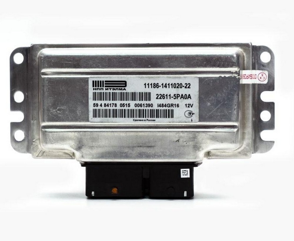 Контроллер ВАЗ Гранта Норма 2190-41-013, 2190-41-014, с дв. 1,6 л., 8 кл.,  Евро-4 (облегченная ШПГ)