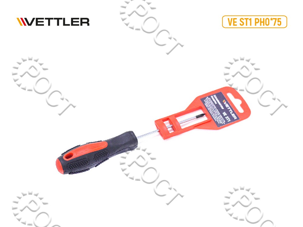 Отвертка крестовая PH0*75 VETTLER