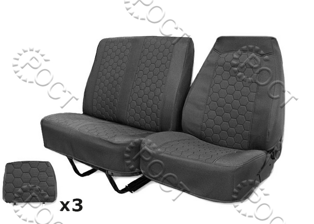 Чехлы автомобильные Г-А21R22 Г-ль Next 3-х мест, Г-С41R13 Г-н Next " на 3 подголовника" (алькантара/жаккард стеганный) серый