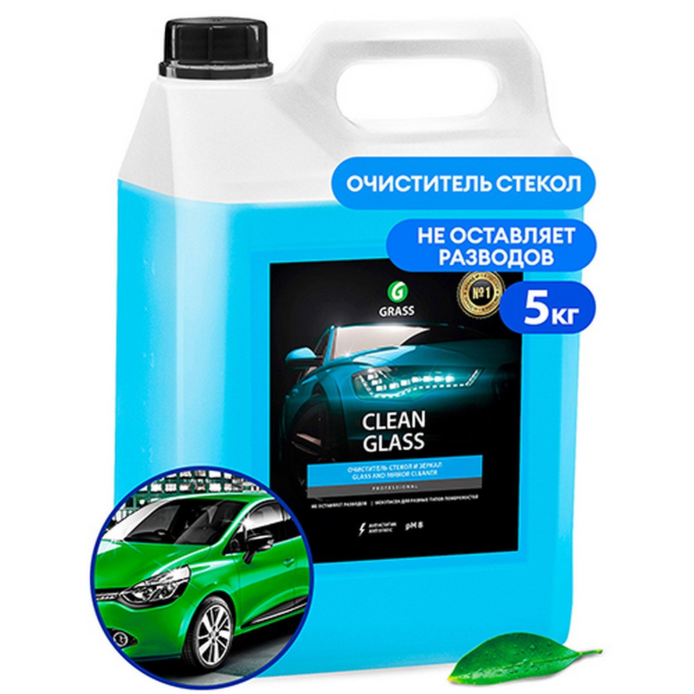 Очиститель стекол GraSS "CLEAN GLASS" (5 кг) канистра (133101)