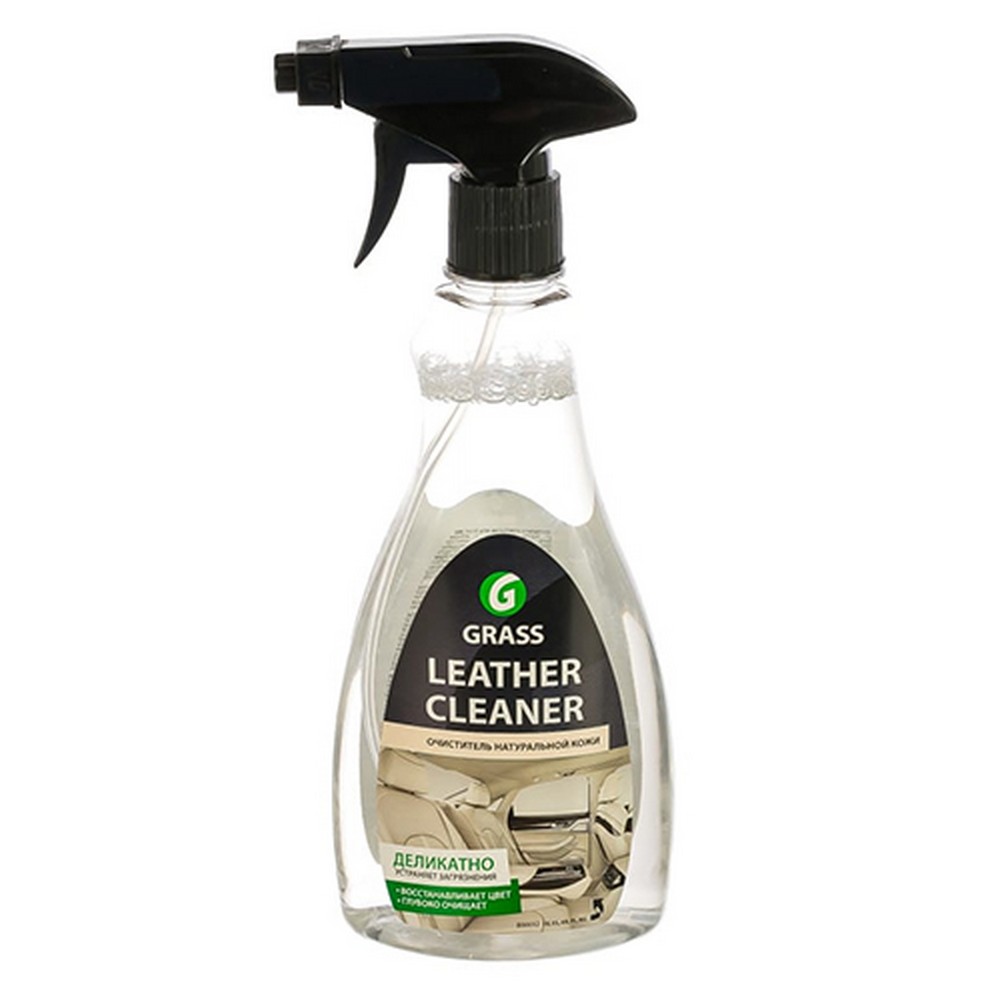Очиститель обивки салона GraSS "Leather Cleaner" кожи натур. (500 мл) триггер