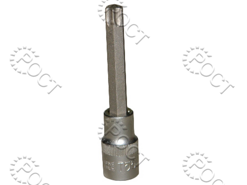 Головка торцевая  TORX Т55 (1/2") 100 мм со вставкой АвтоDело (39655)