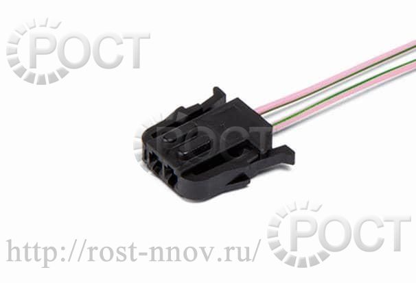 Колодка зад.скорости ВАЗ-1118 гнездовая 2-конт., с проводами (мин. уп-ка 20шт.) CARGEN