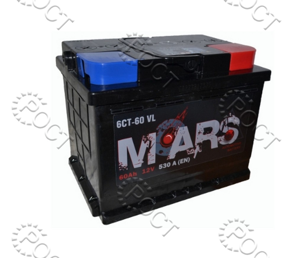 Аккумулятор  60 "MARS" обратная полярность (242*175*190) пусковой ток 530А