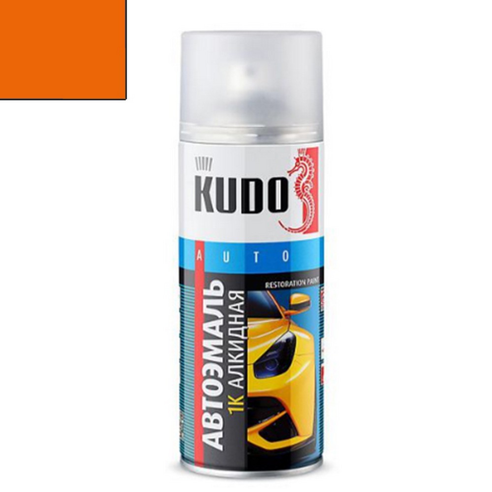 Краска-спрей KUDO (1025) оранжевая (520мл)
