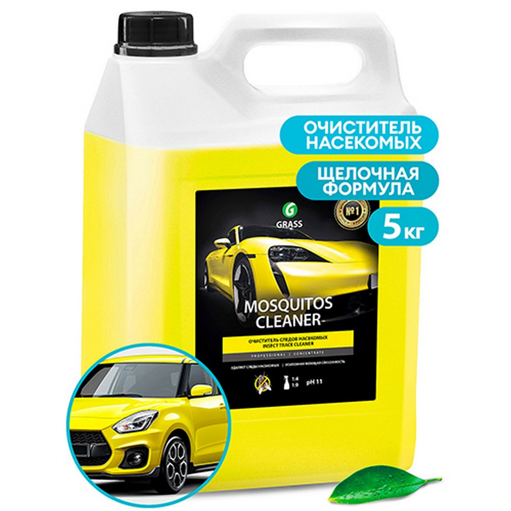 Очиститель следов насекомых GraSS "Mosquitos Cleaner" (5 кг) (концентрат)