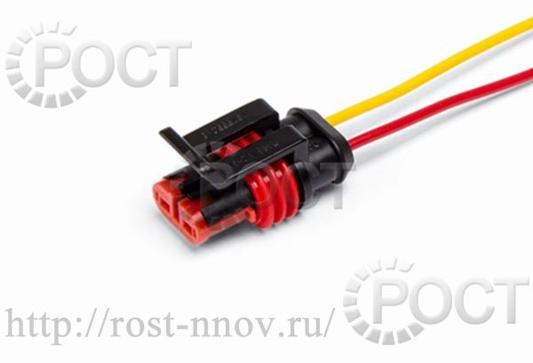 Колодка катушки зажигания Г-3302 дв.405 с проводами, Колодка к блокир.выбора линии задн.хода ВАЗ-1118 проводами (мин. уп-ка 15шт.) CARGEN