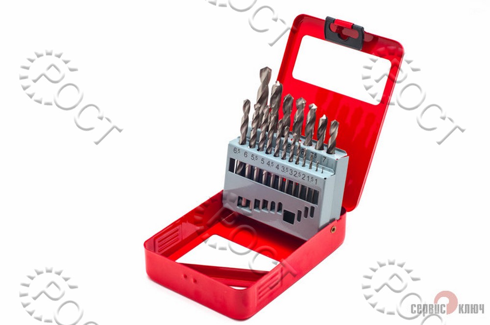 Набор свёрл по металлу (1-10мм через 0,5мм)  в металле