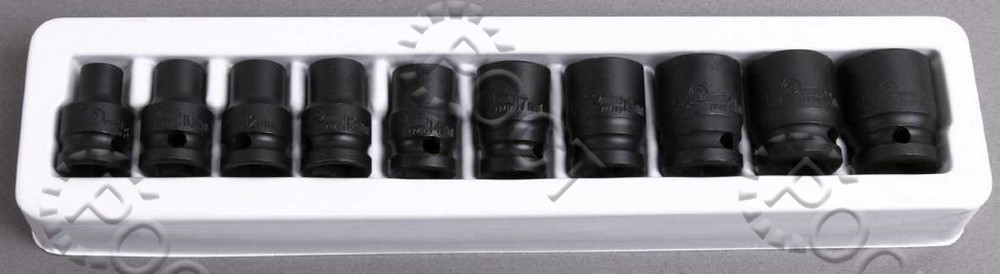 Набор головок ударных  1/2" (10 предметов) ( 8-24 мм)