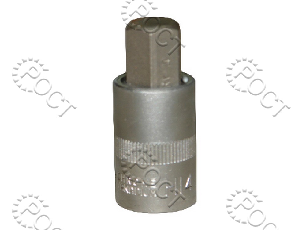 Головка торцевая  HEX 14 мм (1/2")  55 мм со вставкой АвтоDело (39294)