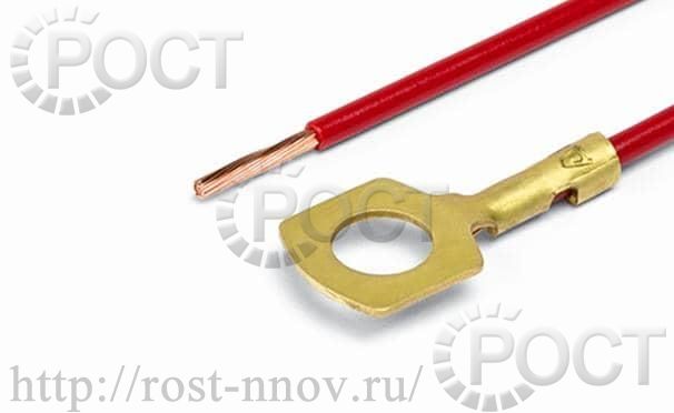 Контакт кольцевой D 6,2мм, обжатый с проводом (мин. уп-ка 10шт.) CARGEN