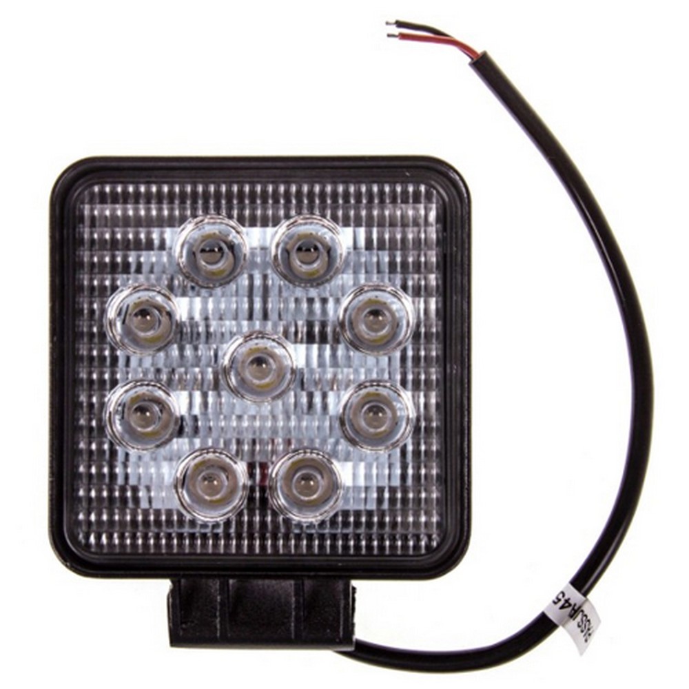Фара противотуманная SKYWAY 105*105мм квадратная 12V/24V 48W 6000К 16 диодов Ближний свет
