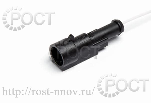 Колодка 1-но контактная штыревая, с проводами (мин. уп-ка 20шт.) CARGEN