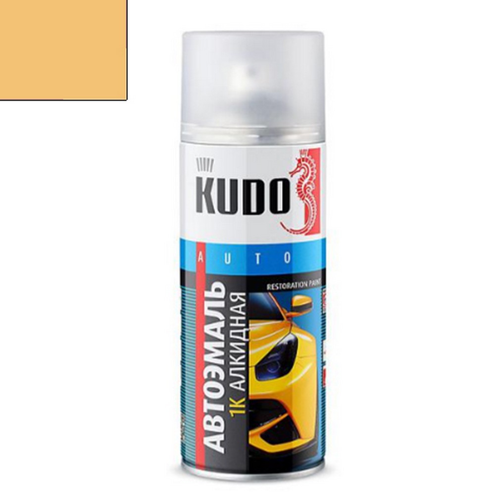 Краска-спрей KUDO (225) желтая (520мл)