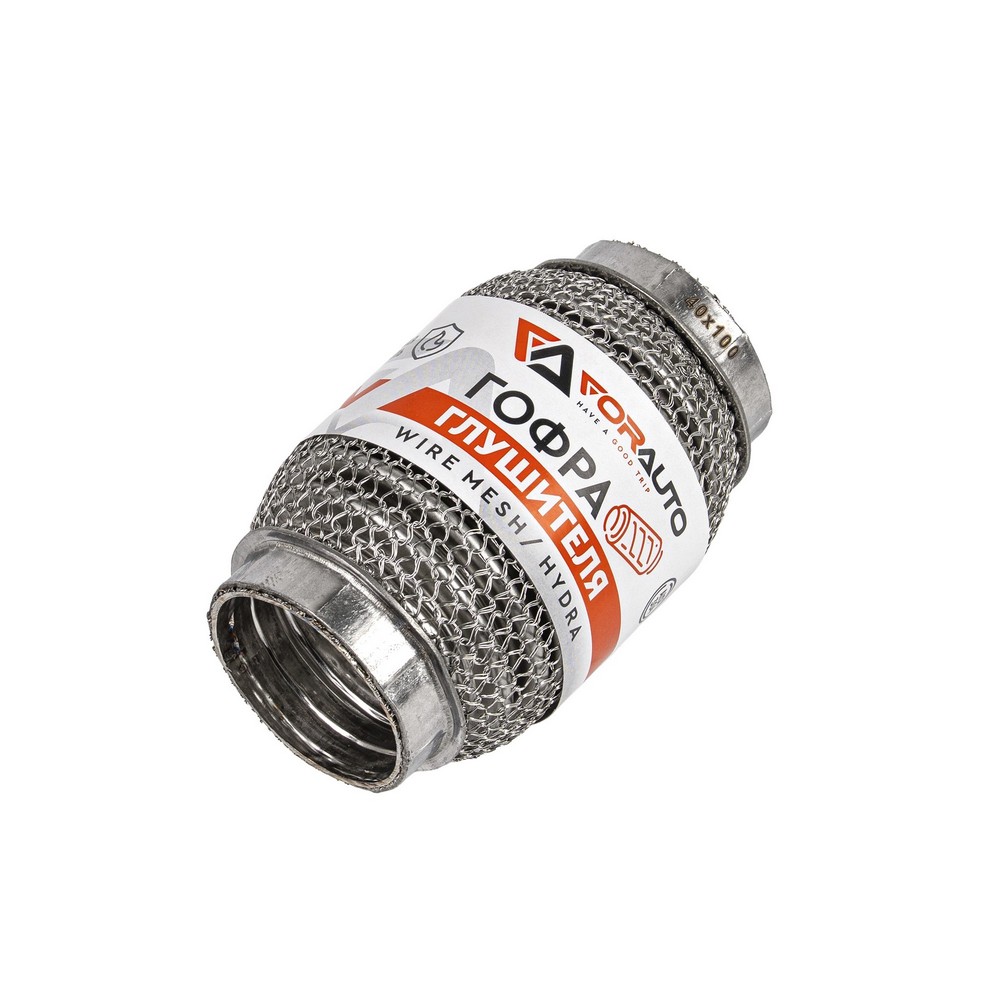 Гофра приемной трубы d-40, L-100 (3-х слойная) компенсационная WIRE MESH/HYDRA