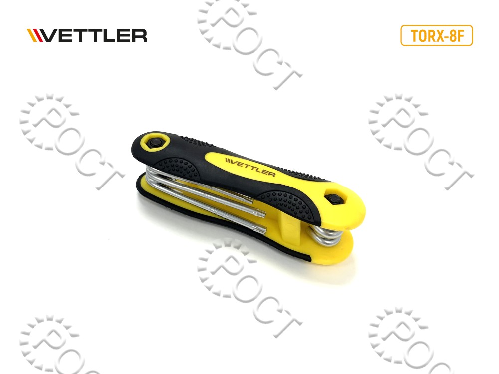 Набор ключей угловых TORX 8пр складной VETTLER