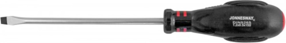 Отвертка шлицевая SL6,5 150мм серия HERCULES JONNESWAY (D03S6150)