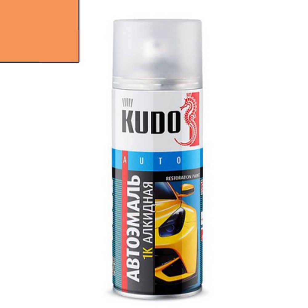 Краска-спрей KUDO (208) охра золотистая (520мл)