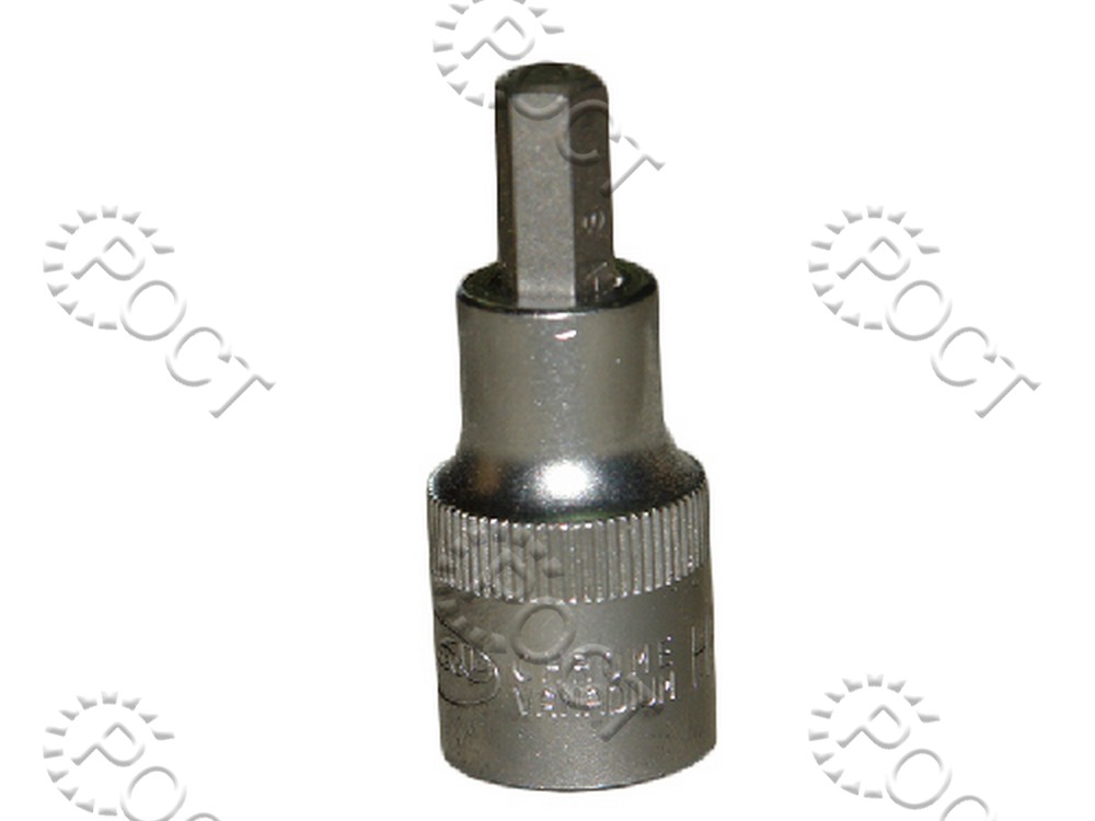 Головка торцевая  HEX  8 мм (1/2")  55 мм со вставкой АвтоDело (39288)
