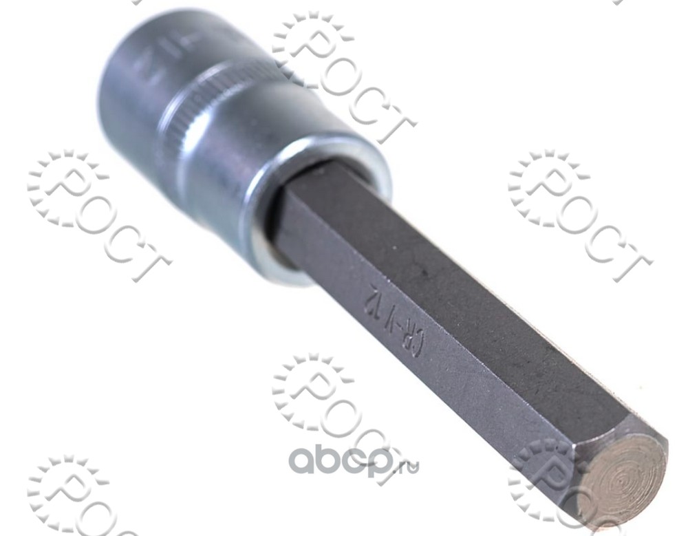 Головка торцевая  HEX 12 мм (1/2") 100 мм со вставкой АвтоDело (39392)