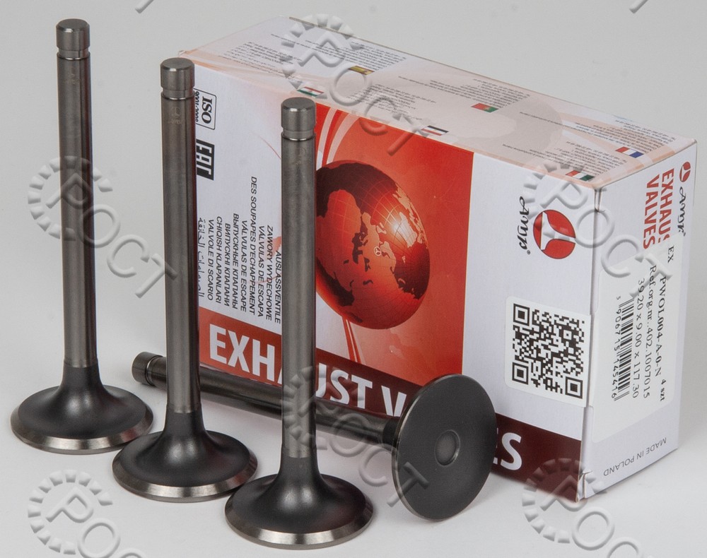 Клапан выпускной дв. ЗМЗ-402 УМЗ-417, 420, 421, 4216, A274 EvoTech 2.7 (к-т 4 шт) азотированный