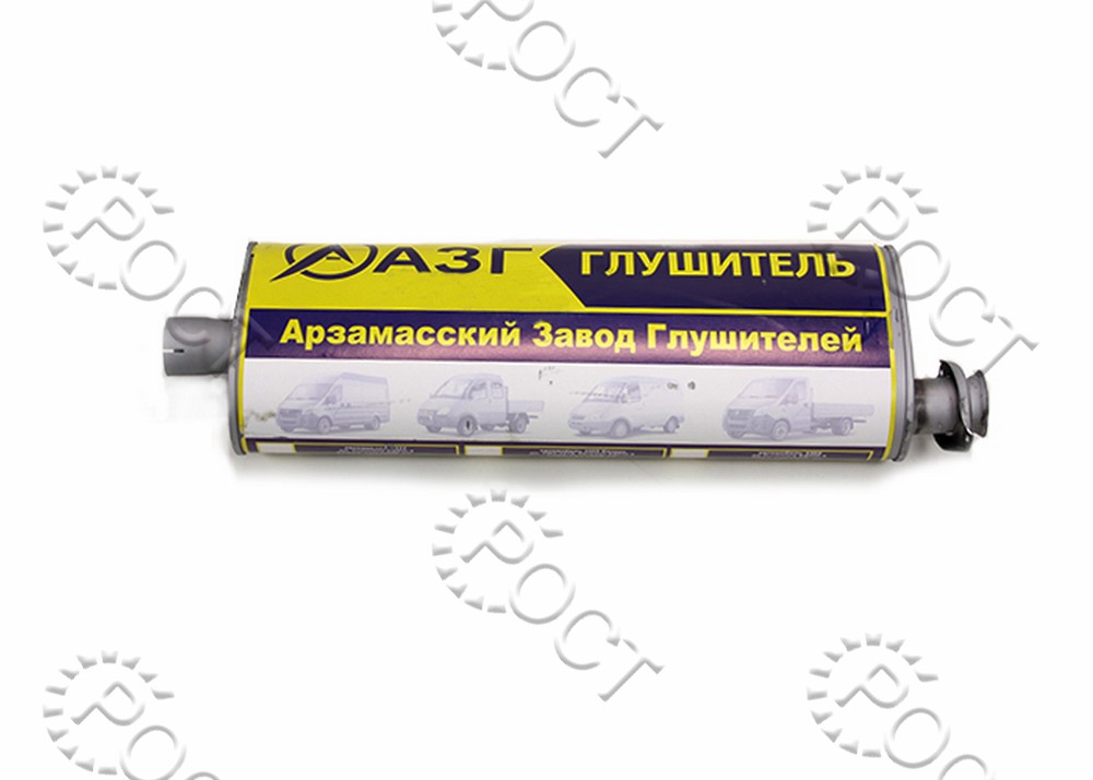 Глушитель Г-3302, 2217, 3307 Евро 3 (хомут/фланец)