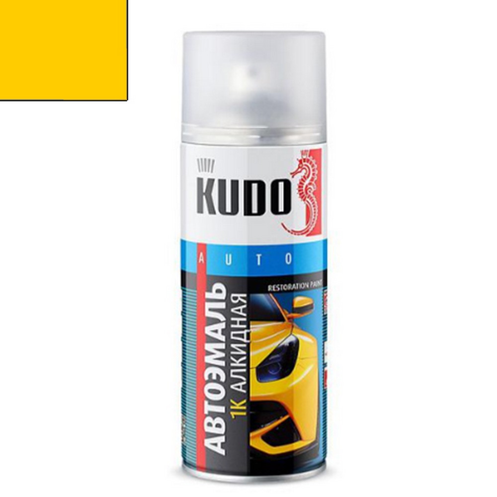 Краска-спрей KUDO (1035) золотисто-желтая (520мл)