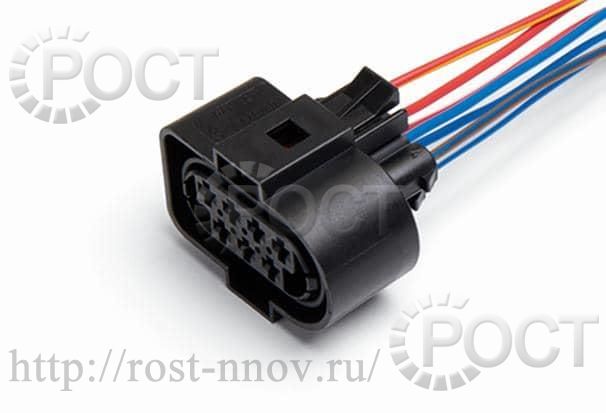 Колодка блок-фары ВАЗ-1117,1118,1119 с проводами (уп-ка 10шт.) CARGEN