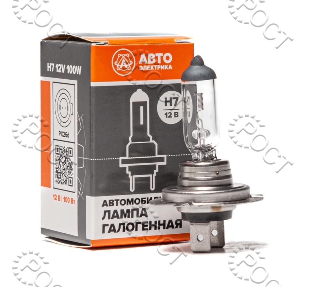 Лампа галогеновая H7 12V 100W РХ26d