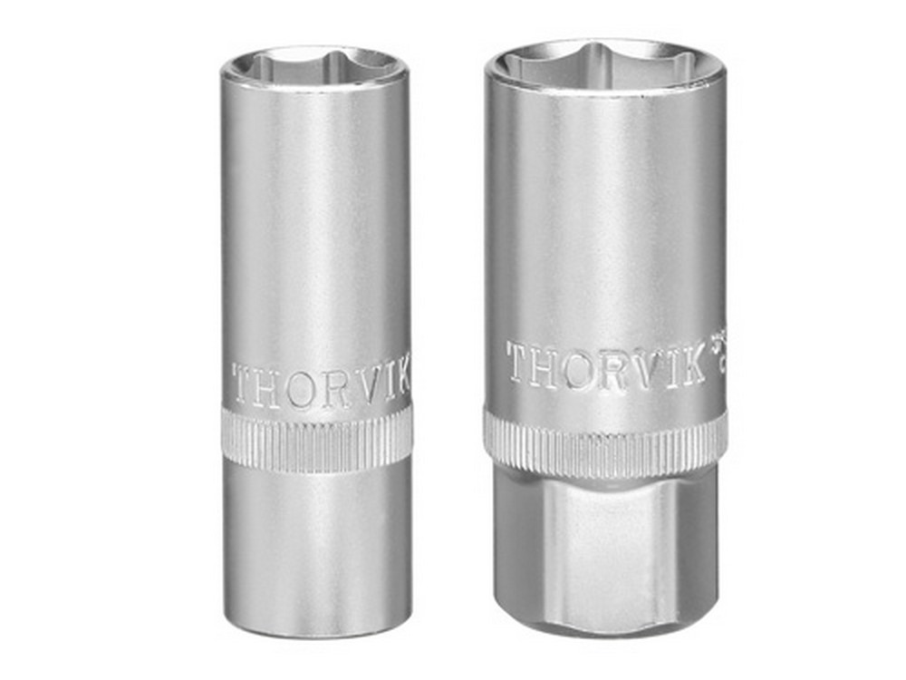 Головка торцевая свечная *16мм 1/2" Thorvik