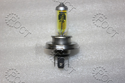 Лампа галогеновая H4 12V  60/55W (всепогодная) "4 сезона" P43t (17980)