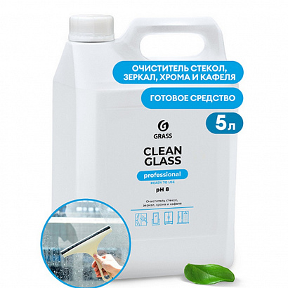 Очиститель стекол GraSS "CLEAN GLASS" Professional (5 кг) канистра (125572)