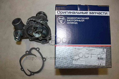 Насос водяной дв. ЗМЗ-409 УАЗ с ГУР, Г-3102 дв. ЗМЗ-4062, 4052, 4092