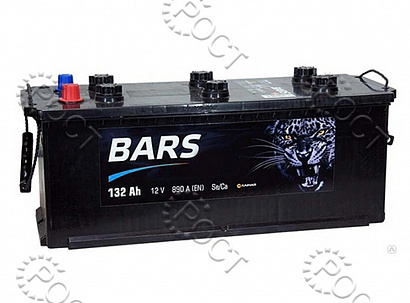 Аккумулятор 132 "BARS SILVER" рос. полярность (513*182*240) пусковой ток 860А