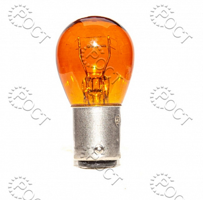 Лампа 12 V 21/5 W (повторитель) 2 конт ВАY15d (желтая)  АвтоЭлектрика